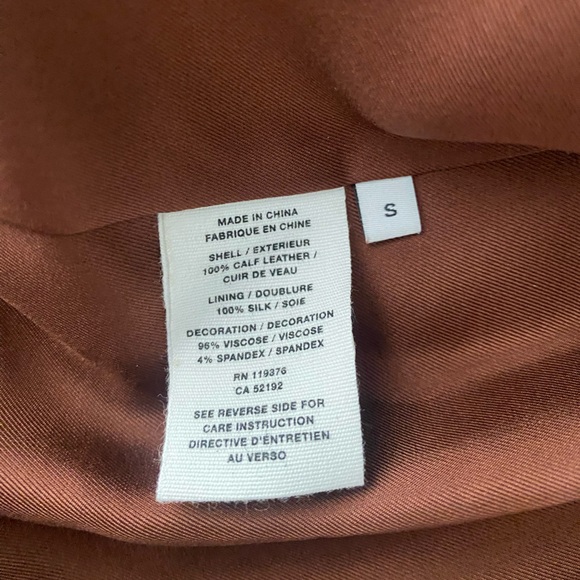 Women's Suede Jacket - Rich Brown - Picture 5 of 7